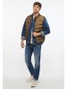 Mustang Men's Green Vest for Stylish Fall and Spring Looks