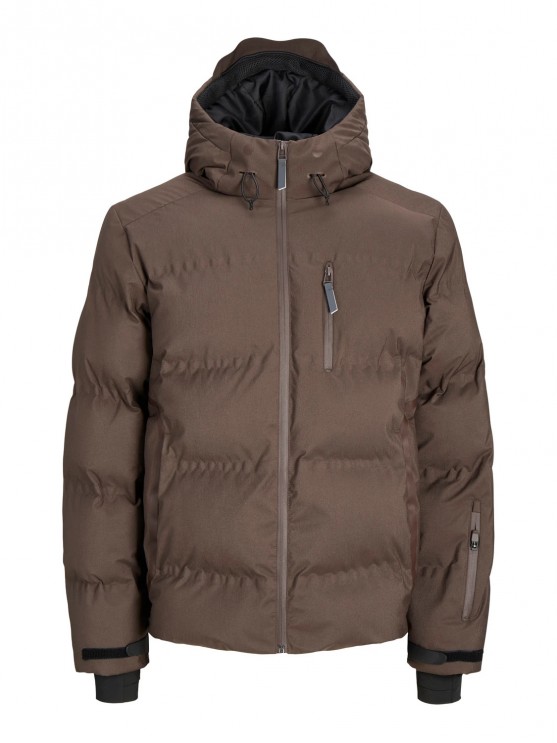Мужская куртка Jack Jones коричневого цвета для зимы