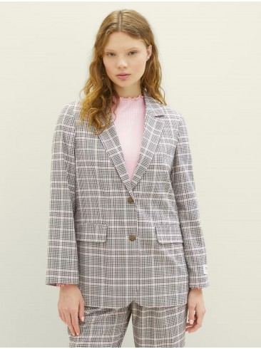 blazers, checkered, gray, fashion, Tom Tailor, 1038026 32456