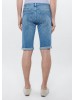 Мужские джинсовые шорты Mavi, цвет - блакитный