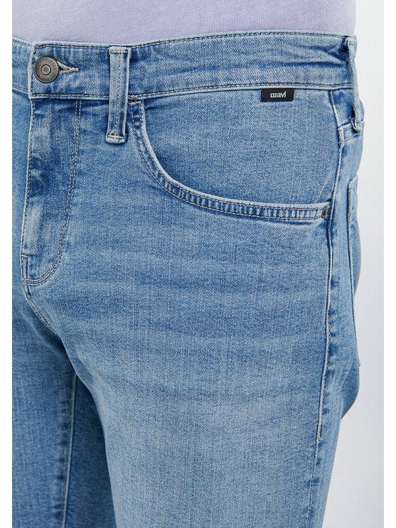 Мужские джинсовые шорты Mavi, цвет - блакитный