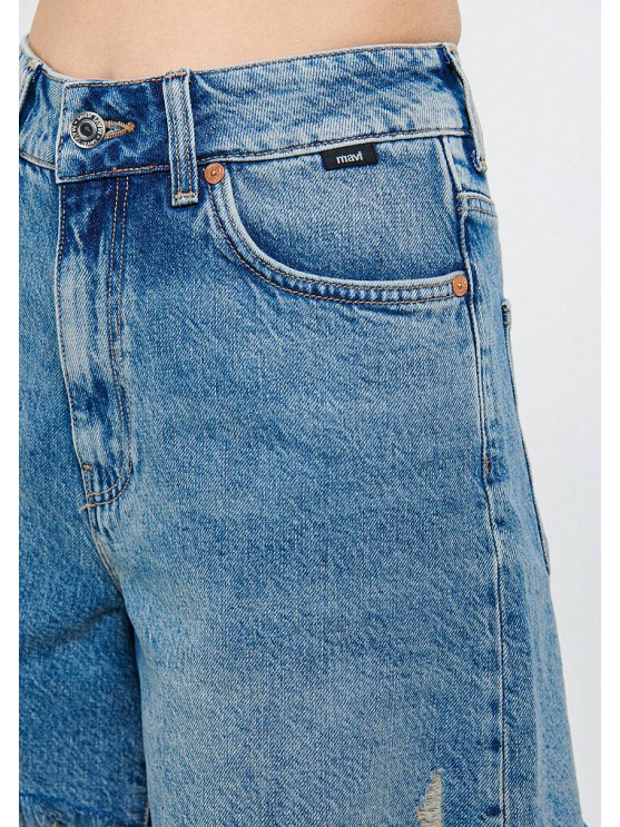 Shop Mavi's Denim Shorts in Blue for Women