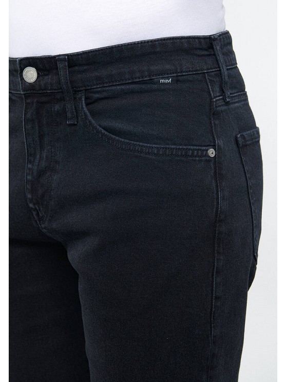 Мужские джинсовые шорты Mavi темно-серого цвета