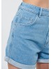 Джинсові шорти Mavi - блакитні для жінок