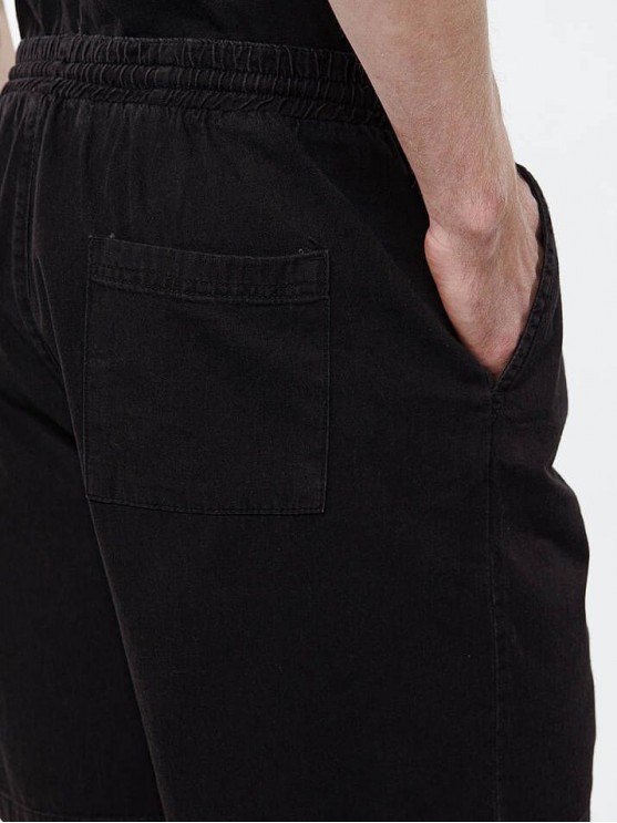 Чоловічі джинсові шорти Mavi чорного кольору