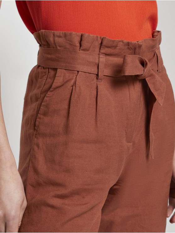 Женские класические шорты Tom Tailor, цвет - помаранчевые