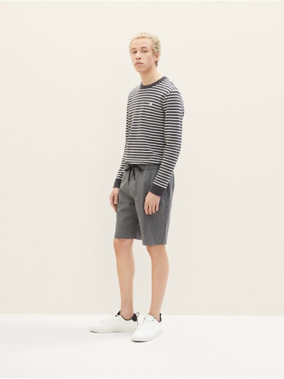 Tom Tailor Men's Grey Jogger Shorts