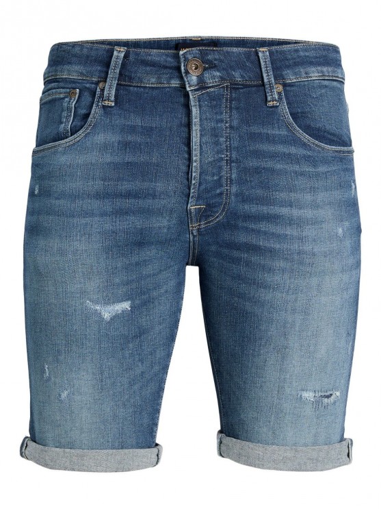 Чоловічі джинсові шорти Jack Jones синього кольору