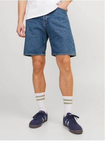 Jack Jones Blue Denim Shorts - Category: Jeans - Color: Blue - 12249067