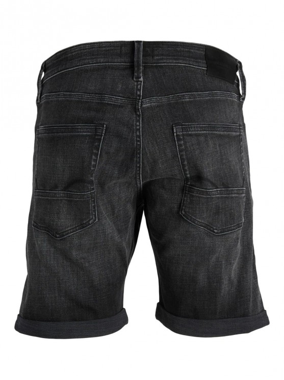 Upgrade Your Style with Jack Jones' Dark Grey Denim Shorts for Men