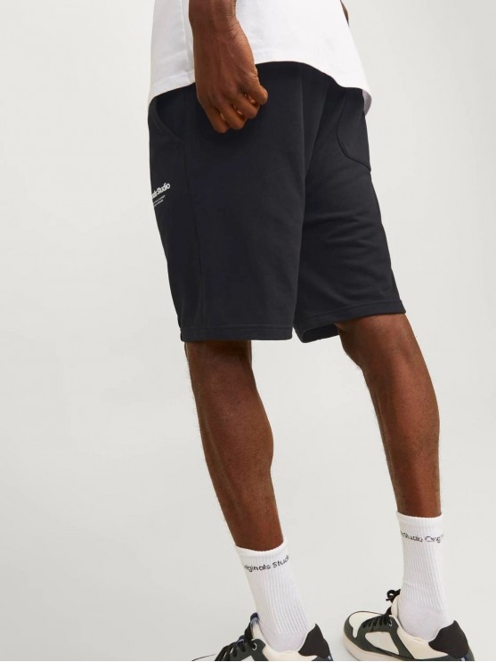 Get Suave with Jack Jones Black Shorts for Men