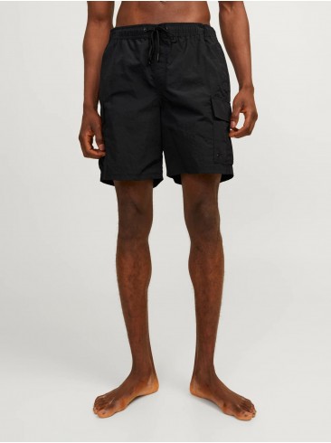Jack Jones swim shorts in black - 12257214 Black