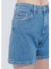 Mavi denim shorts for women in blue color