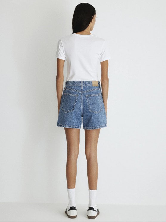 Get Stylish with Mavi's Wide Denim Shorts for Women