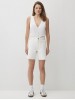 Mavi Women's White Denim Shorts - Classic Style