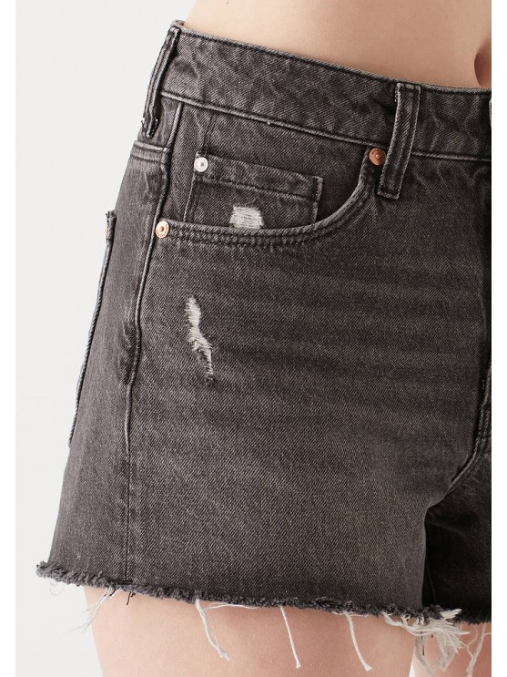 Жіночі джинсові шорти від Mavi: сірого кольору