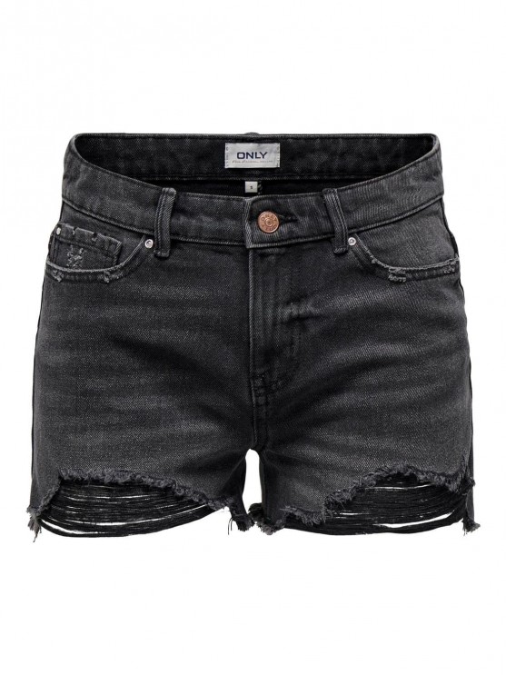 Женские джинсовые шорты Only в темно-сером цвете