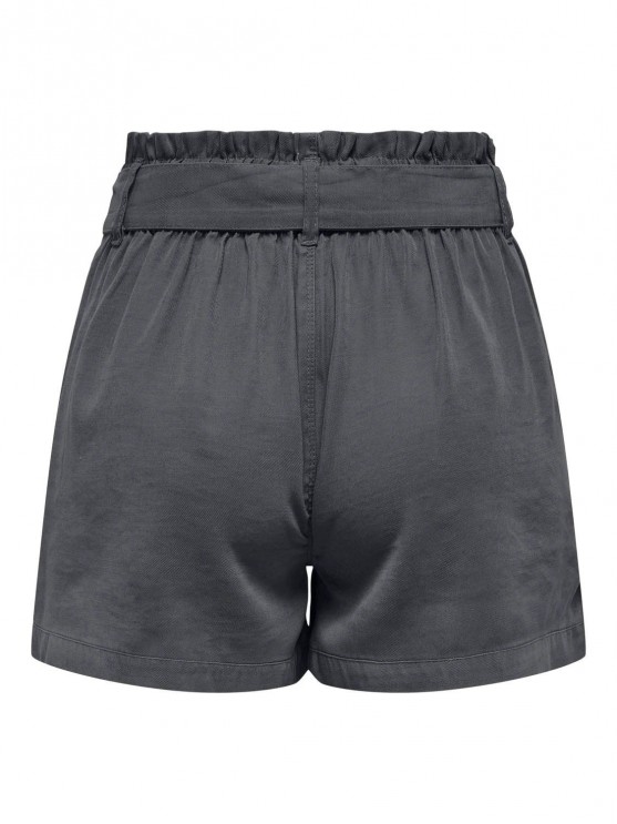 Classic grey shorts for women by Only