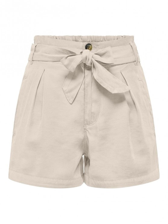Only Women's Classic Beige Shorts - Timeless Style