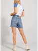 JJXX Women's Denim Shorts in Light Blue
