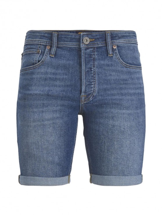 Мужские джинсовые шорты синего цвета от Jack Jones