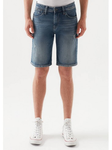 Mavi 0418431898 - Blue denim shorts for men