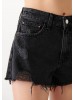 Stylish black denim shorts for women by Mavi