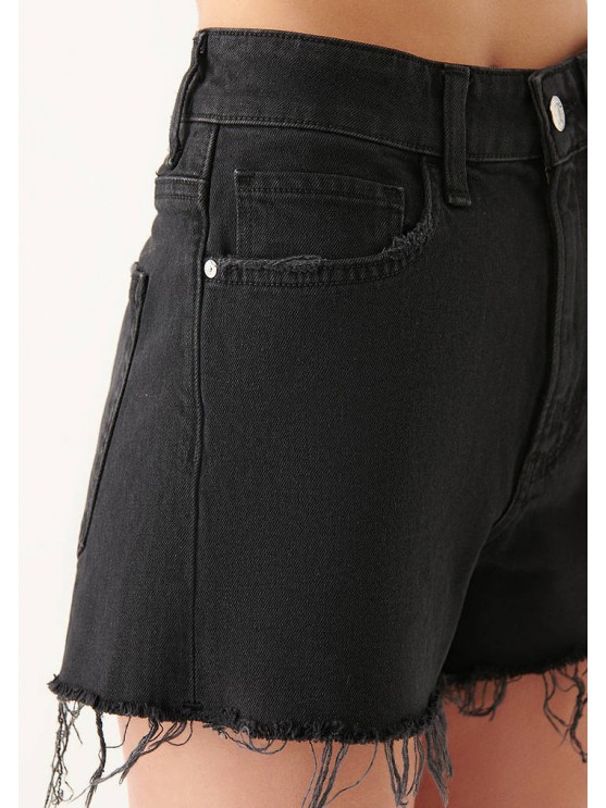 Женские джинсовые шорты Mavi в черном цвете