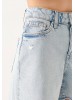 Жіночі джинсові шорти в блакитному кольорі від бренду Mavi