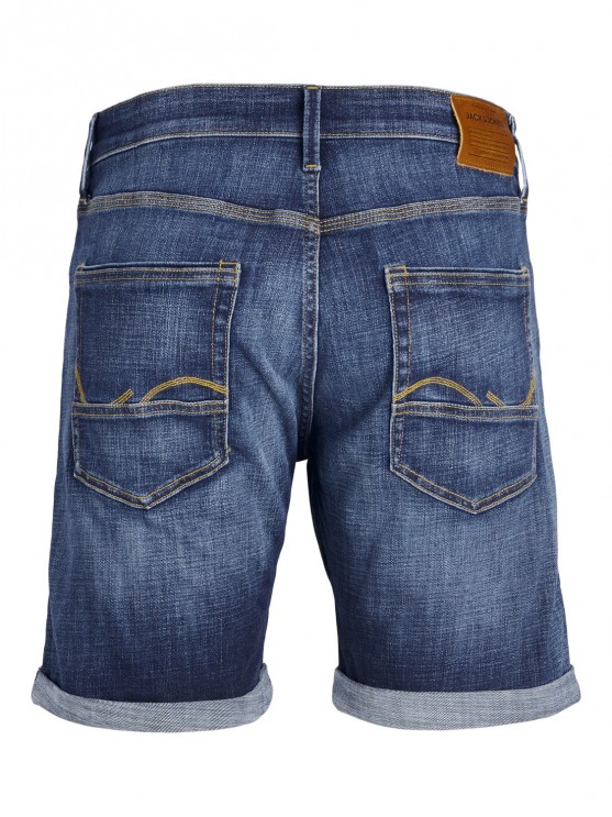 Мужские джинсовые шорты синего цвета от Jack Jones