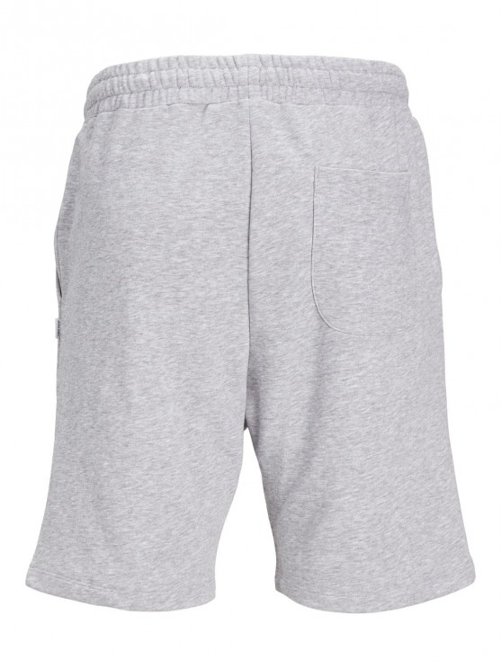 Jack Jones Men's Grey Knit Shorts - Versatile and Comfortable