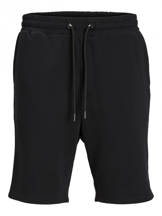 Jack Jones Black Knit Shorts for Men