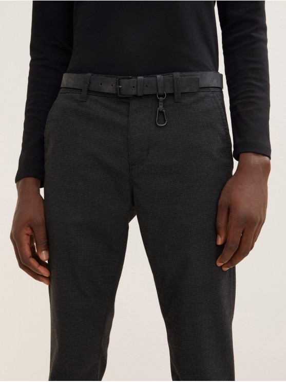 Мужские штаны чиноси сірого цвета бренда Tom Tailor