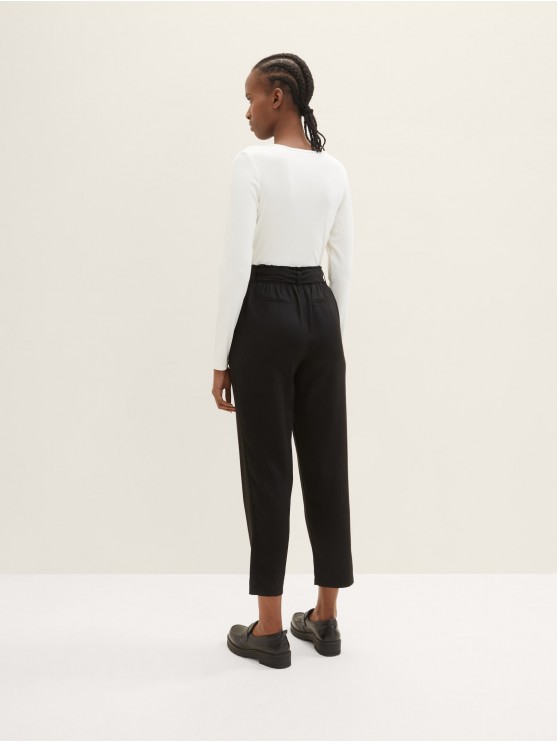 Tom Tailor Classic Black Trousers for Women