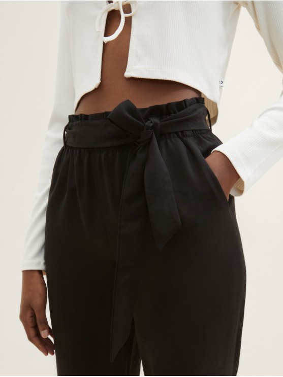 Tom Tailor Classic Black Trousers for Women