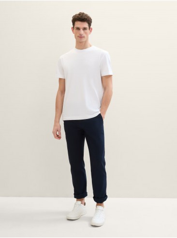 Tom Tailor · blue · straight fit · linen trousers · stylish · comfortable · versatile · casual wear · 1040230 10668