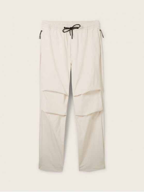 Модные бежевые широкие штаны Tom Tailor для мужчин