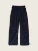 Tom Tailor Women's Cargo Pants - Wide Fit, Blue Color