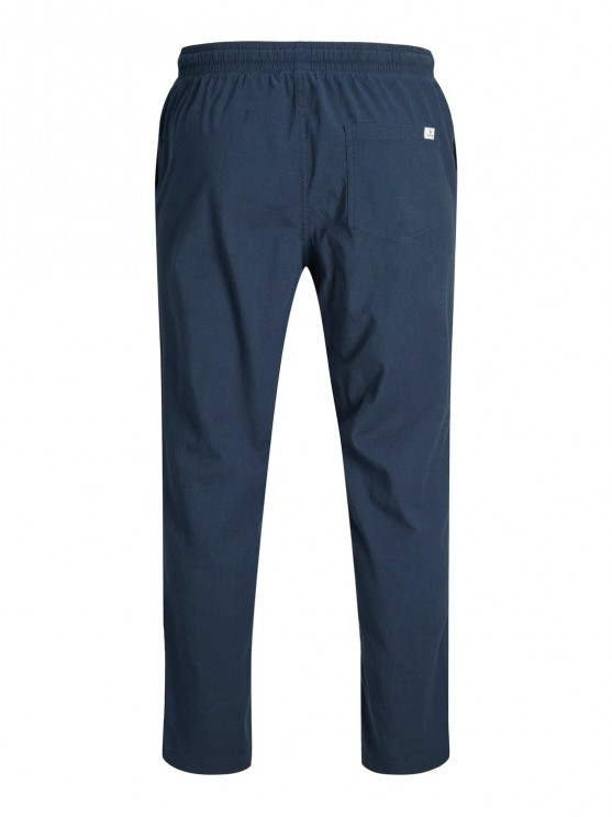 Stylish Men's Navy Blue Trousers by Jack Jones
