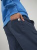 Stylish Men's Navy Blue Trousers by Jack Jones