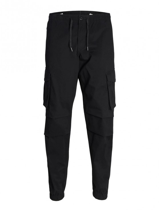 Чоловічі штани карго від Jack Jones, чорного кольору