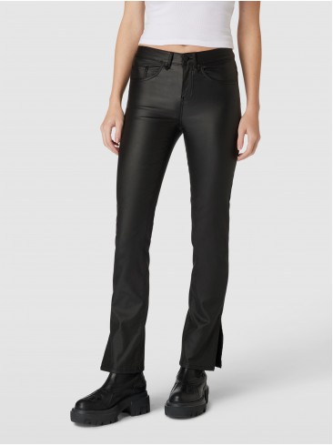 штани, чорні, Only, екошкіра, модні, стильні, 15306486 Black.