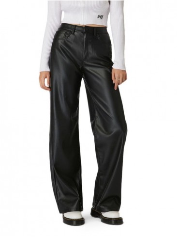 faux leather, black, Only, eco-friendly, pants, stylish, trendy, fashion, 15311798 Black.