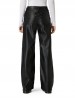 Only Black Faux Leather Pants for Women
