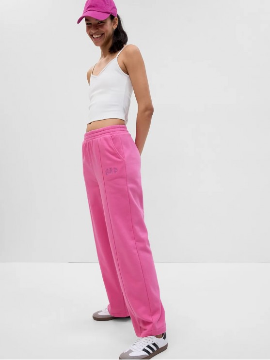 Жіночі спортивні штани рожевого кольору від бренду GAP