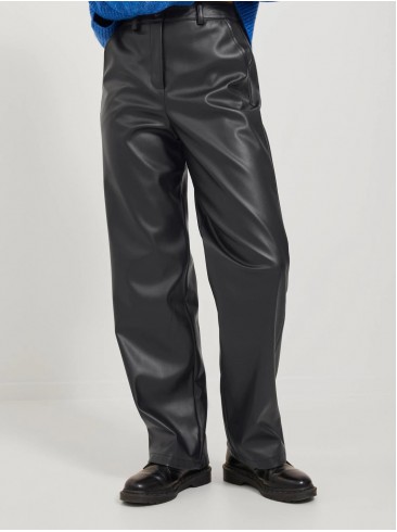 JJXX, eco-leather pants, black, Danish brand, 12246641 Black.