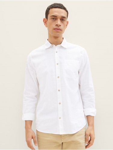 Tom Tailor, white, English, shirts, 1034904 20000.