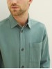 Mужская зеленая рубашка Tom Tailor с длинным рукавом