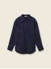 Shop Tom Tailor's Blue Striped Long-Sleeved Shirts for Women