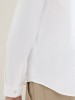 Tom Tailor Men's Linen Shirts with Long Sleeves in White